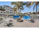 Relaxing fire pit area with comfortable seating at 3430 77Th W St # 102, Bradenton, FL 34209