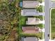 Aerial view of houses and landscape at 3543 Woodmont Dr, Parrish, FL 34219