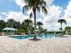 Inviting community pool with shaded seating areas at 3543 Woodmont Dr, Parrish, FL 34219