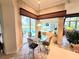 Bright breakfast nook with glass table, seating for four at 5245 88Th E St, Bradenton, FL 34211