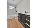 Modern bathroom with marble tile and updated vanity at 5411 16Th W St, Bradenton, FL 34207