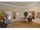 Elegant clubhouse with a workspace and large windows at 5560 Cannes Cir # 3-106, Sarasota, FL 34231