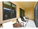 Outdoor patio with comfortable seating and views at 5560 Cannes Cir # 3-106, Sarasota, FL 34231
