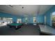 Game room with pool table, ping pong, air hockey, and view of pool at 6144 Midnight Pass Rd # 2N, Sarasota, FL 34242