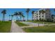 Outdoor shuffleboard courts near condo building and beach at 6144 Midnight Pass Rd # 2N, Sarasota, FL 34242