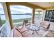 Spacious balcony overlooking lake and golf course at 6450 Watercrest Way # 303, Lakewood Ranch, FL 34202