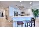 Modern kitchen with stainless steel appliances and white cabinets at 6450 Watercrest Way # 303, Lakewood Ranch, FL 34202