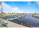 View of the community's marina and waterfront access at 716 Blackburn Blvd, North Port, FL 34287