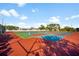 Well-maintained tennis and pickleball courts at 716 Blackburn Blvd, North Port, FL 34287