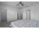 Main bedroom with carpet flooring, double door closet and ensuite bathroom at 8684 Canyon Creek Trl, Parrish, FL 34219