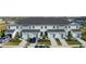 Aerial view of townhomes and parking at 8684 Canyon Creek Trl, Parrish, FL 34219