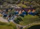 Aerial view of clubhouse and adjacent golf course at 9481 Highland Oak Dr # 1403, Tampa, FL 33647