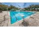 Large community pool with diving boards and slide at 9481 Highland Oak Dr # 1403, Tampa, FL 33647