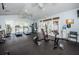 Fitness center featuring treadmills and weight machines at 9481 Highland Oak Dr # 1403, Tampa, FL 33647