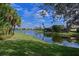 Peaceful backyard view overlooking a canal at 9606 Sea Turtle Ter # 101, Bradenton, FL 34212