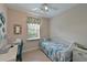 Small bedroom with built-in workspace at 9606 Sea Turtle Ter # 101, Bradenton, FL 34212
