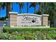 Waterlefe Golf & River Club entrance sign with landscaping at 9606 Sea Turtle Ter # 101, Bradenton, FL 34212