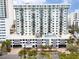 Modern high-rise building with pool and parking at 101 S Gulfstream Ave # 10E, Sarasota, FL 34236