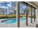 Inviting screened-in pool with golf course views at 10114 Glenmore Ave, Bradenton, FL 34202
