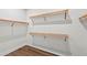 Spacious walk-in closet with ample shelving at 11323 Rivers Bluff Cir, Lakewood Ranch, FL 34202