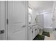 Clean bathroom with tub, shower, and updated vanity at 11628 Middle Fork Way, Parrish, FL 34219