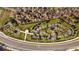 Aerial view of a community bike park with winding trails at 11628 Middle Fork Way, Parrish, FL 34219