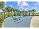 Outdoor fitness area with various exercise equipment at 11628 Middle Fork Way, Parrish, FL 34219