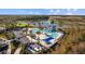 Community resort-style pool with water features and a clubhouse at 11628 Middle Fork Way, Parrish, FL 34219