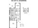 Two-story home floor plan, including 2-car garage and bonus room at 13017 Cedar Elm Lane, Parrish, FL 34219