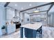 Modern kitchen with island and exposed beams at 14150 Manatee Rd, Parrish, FL 34219