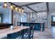 Open concept kitchen and dining area with island at 14150 Manatee Rd, Parrish, FL 34219