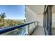 Step outside onto this balcony boasting a beautiful water view at 2110 Harbourside Dr # 522, Longboat Key, FL 34228
