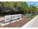 Landscaped entrance to Bay Isles South community at 2110 Harbourside Dr # 522, Longboat Key, FL 34228