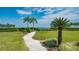 Enjoy a stroll along the beautifully landscaped path at 2110 Harbourside Dr # 522, Longboat Key, FL 34228