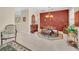 Formal dining area with a round table and decorative rug at 25067 Palisade Rd, Punta Gorda, FL 33983