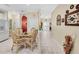 Kitchen with a breakfast nook and view into the home's interior at 25067 Palisade Rd, Punta Gorda, FL 33983