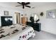 Bright bedroom with a comfortable bed and ample closet space at 2720 S Biscayne Dr, North Port, FL 34287