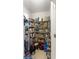 Well-organized pantry with ample shelving for storage at 2720 S Biscayne Dr, North Port, FL 34287