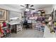 Large craft/sewing room with abundant storage and work space at 2720 S Biscayne Dr, North Port, FL 34287