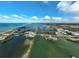 Aerial view of coastline and waterway at 304 Pine Run Dr, Osprey, FL 34229