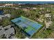 Aerial view of tennis and pickleball courts at 304 Pine Run Dr, Osprey, FL 34229