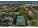 Aerial view of tennis and pickleball courts at 304 Pine Run Dr, Osprey, FL 34229