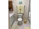 Bathroom with toilet, vanity, and tiled floor at 305 47Th Avenue W Dr # 143, Bradenton, FL 34207