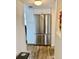 Stainless steel refrigerator in a white kitchen at 305 47Th Avenue W Dr # 143, Bradenton, FL 34207