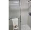 Shower with glass enclosure and tiled walls at 305 47Th Avenue W Dr # 143, Bradenton, FL 34207