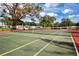 Enjoy a game on this community tennis court at 3259 Beneva Rd # 102, Sarasota, FL 34232