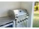 Stainless steel grill built into an outdoor kitchen at 3782 Horace Ave, North Port, FL 34286
