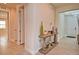 Elegant entryway with console table and decorative accents at 4326 Silo Port Ct, Lakewood Ranch, FL 34211