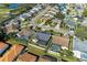 Aerial view of community and home location at 4581 E Dover Street Cir, Bradenton, FL 34203