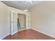 Home office with double french doors and wood floors at 4581 E Dover Street Cir, Bradenton, FL 34203